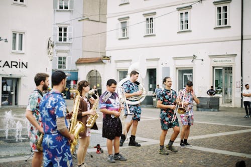 Kostnadsfri bild av aerofoner, band, grupp