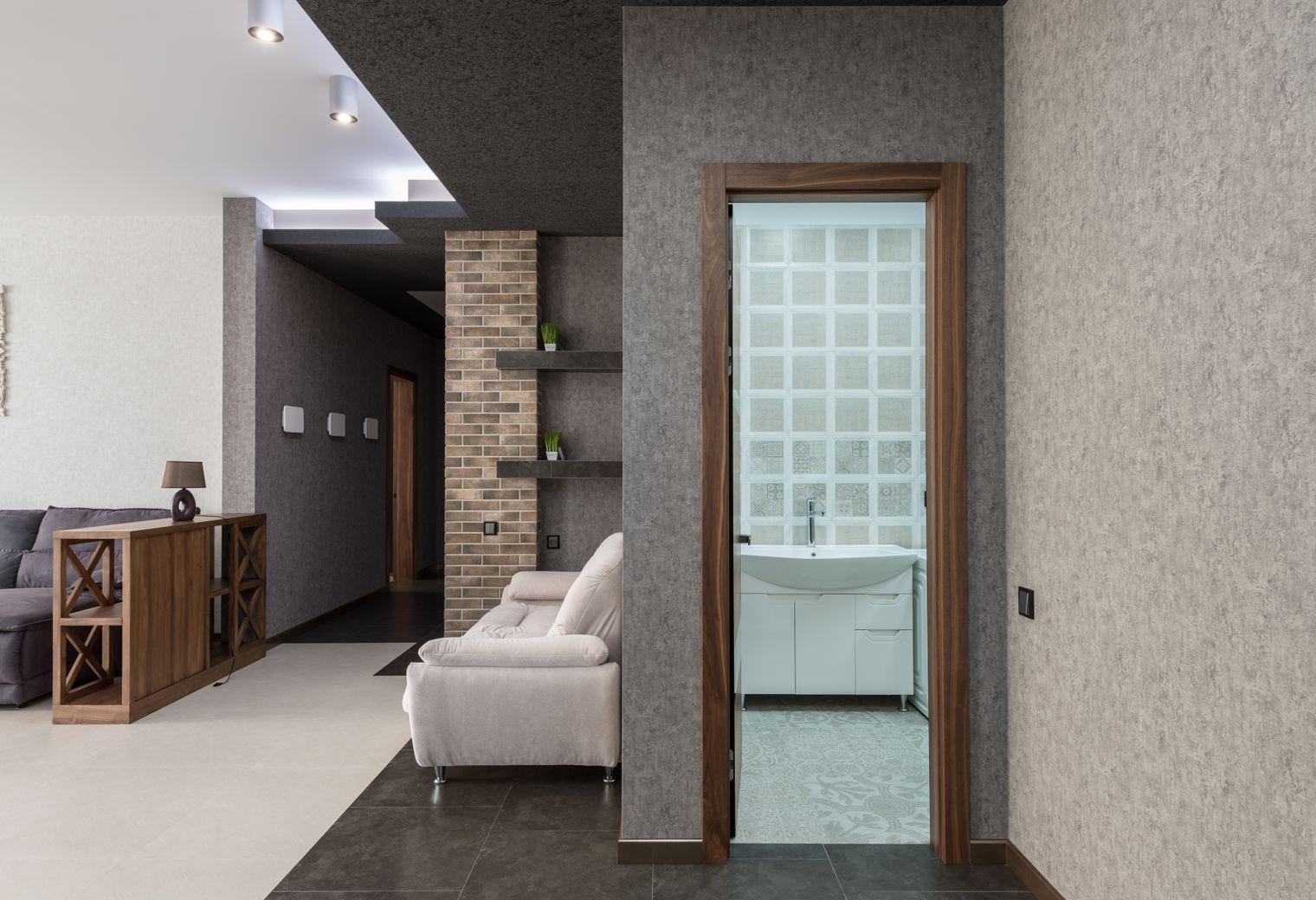 Wallpapering in Sudbury — surfaces prepped and cut in by hand