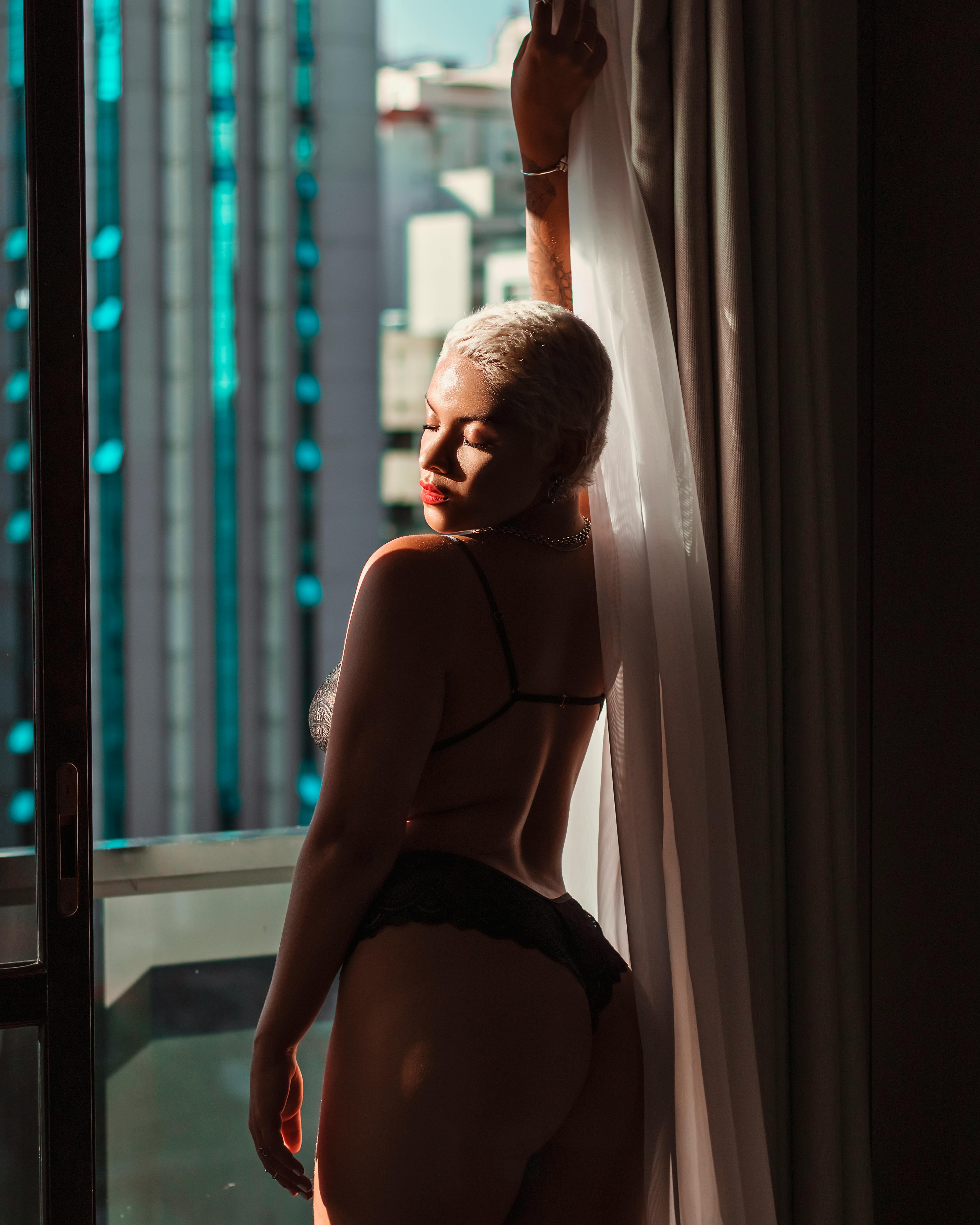 Sexy Woman in Black Underwear · Free Stock Photo
