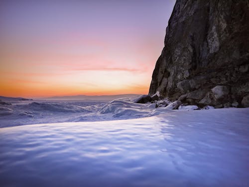 Scenic View of Landscape During Dusk