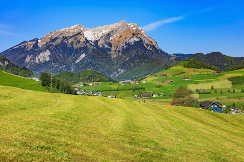 Kostenloses Stock Foto zu alpen, berg, blau