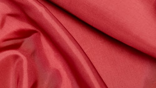 Red Textile in Close Up Image