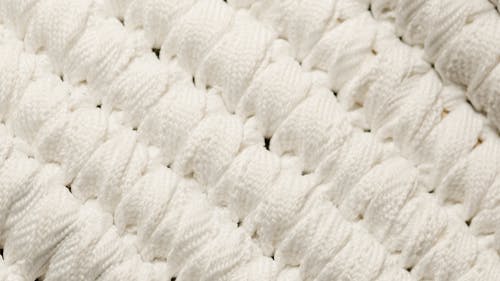 White Textile  on Close Up