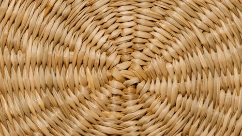 Close-Up Shot of a Wicker Basket