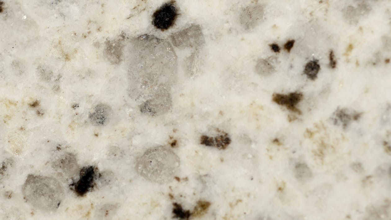 Black and Gray Speckles on Surface