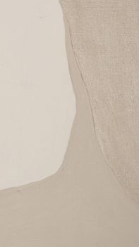 Minimalist beige abstract art with textured canvas background.