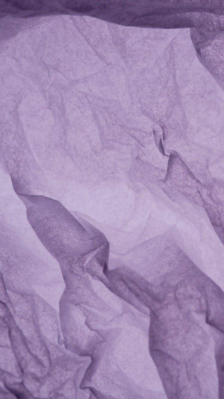 Photograph Of Purple Crumpled Paper