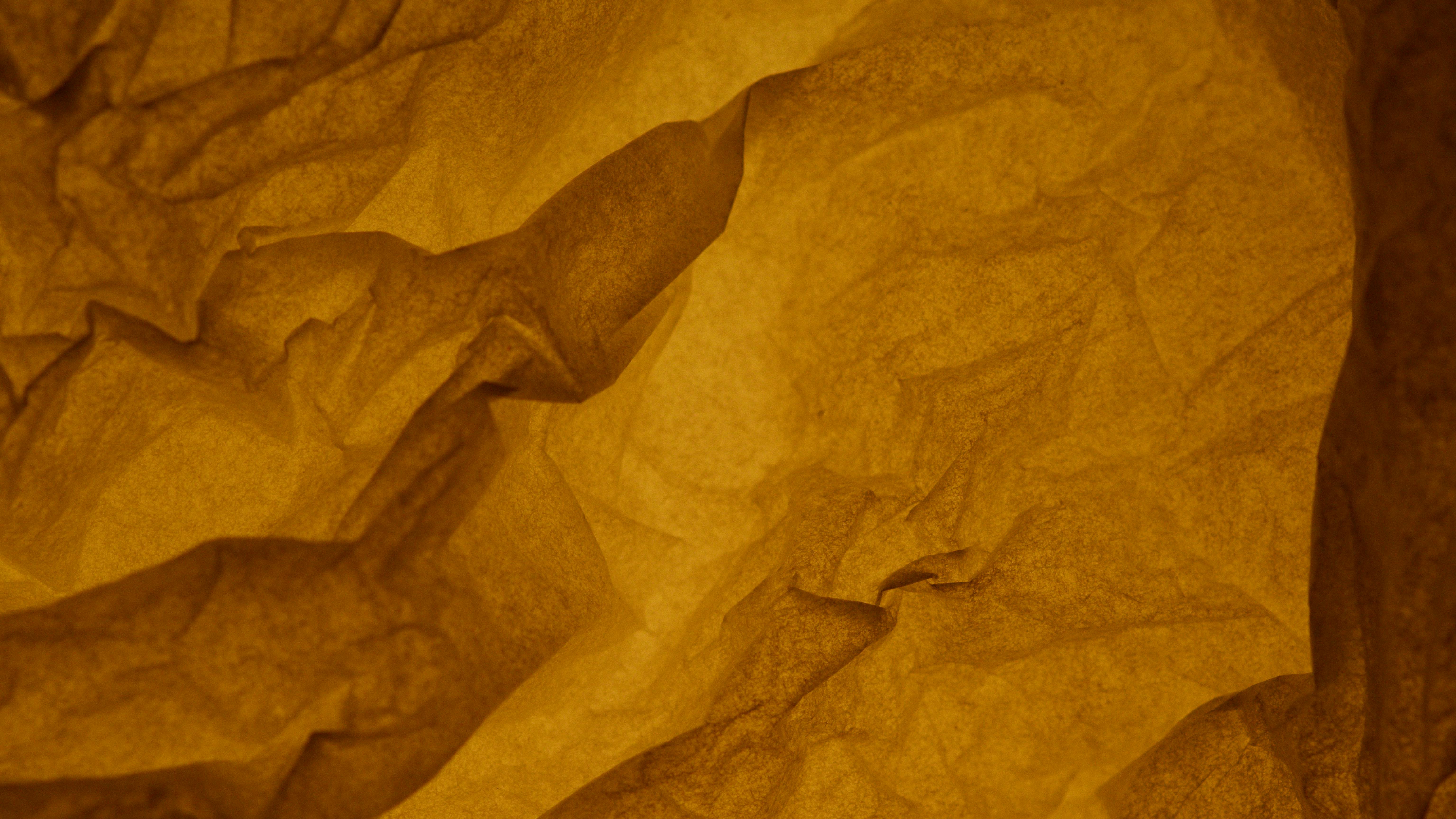 Close-Up Photo of Yellow Parchment Paper · Free Stock Photo