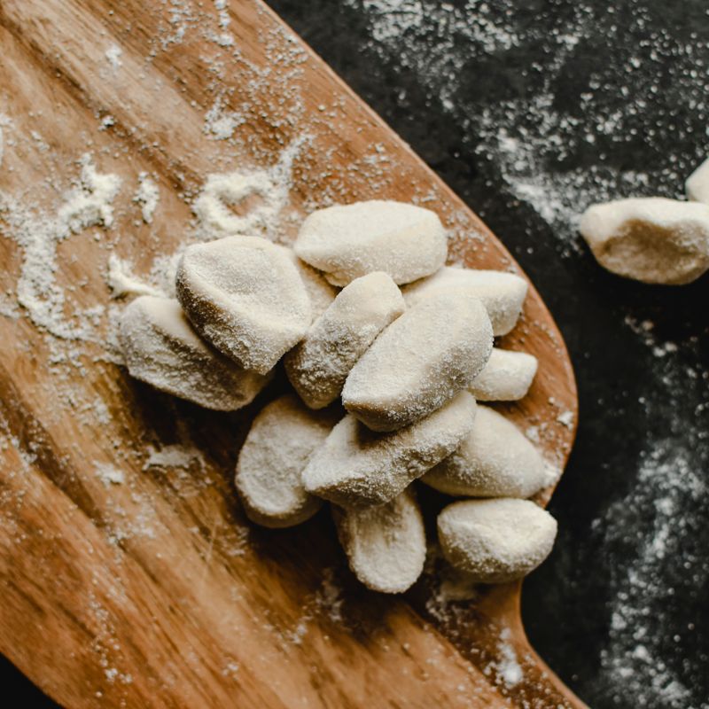 Air Fryer Caputo Flour Gnocchi and Sage Butter Salad