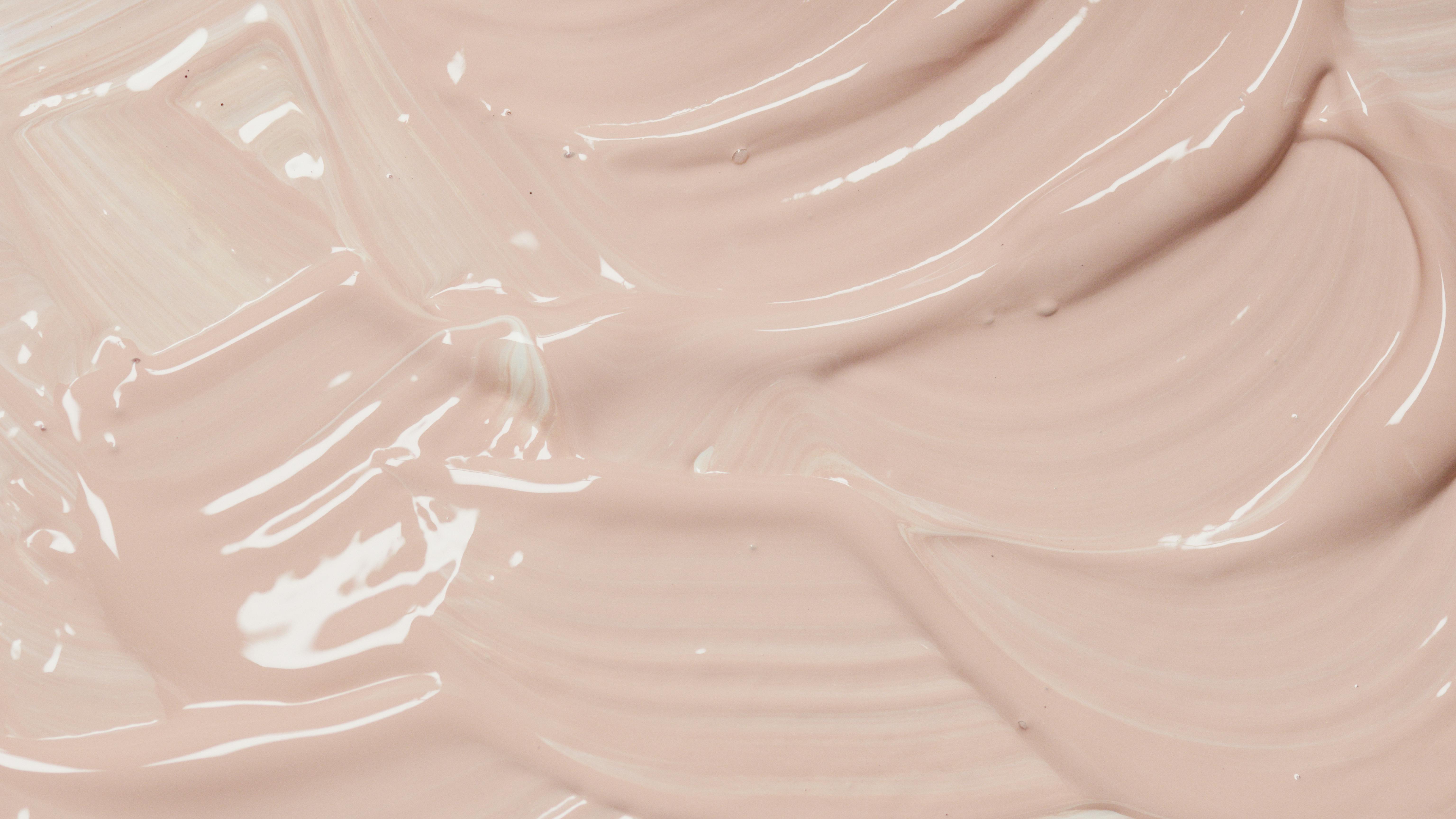 close up photograph of pink paint