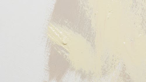 Light Beige Brushstrokes on Canvas