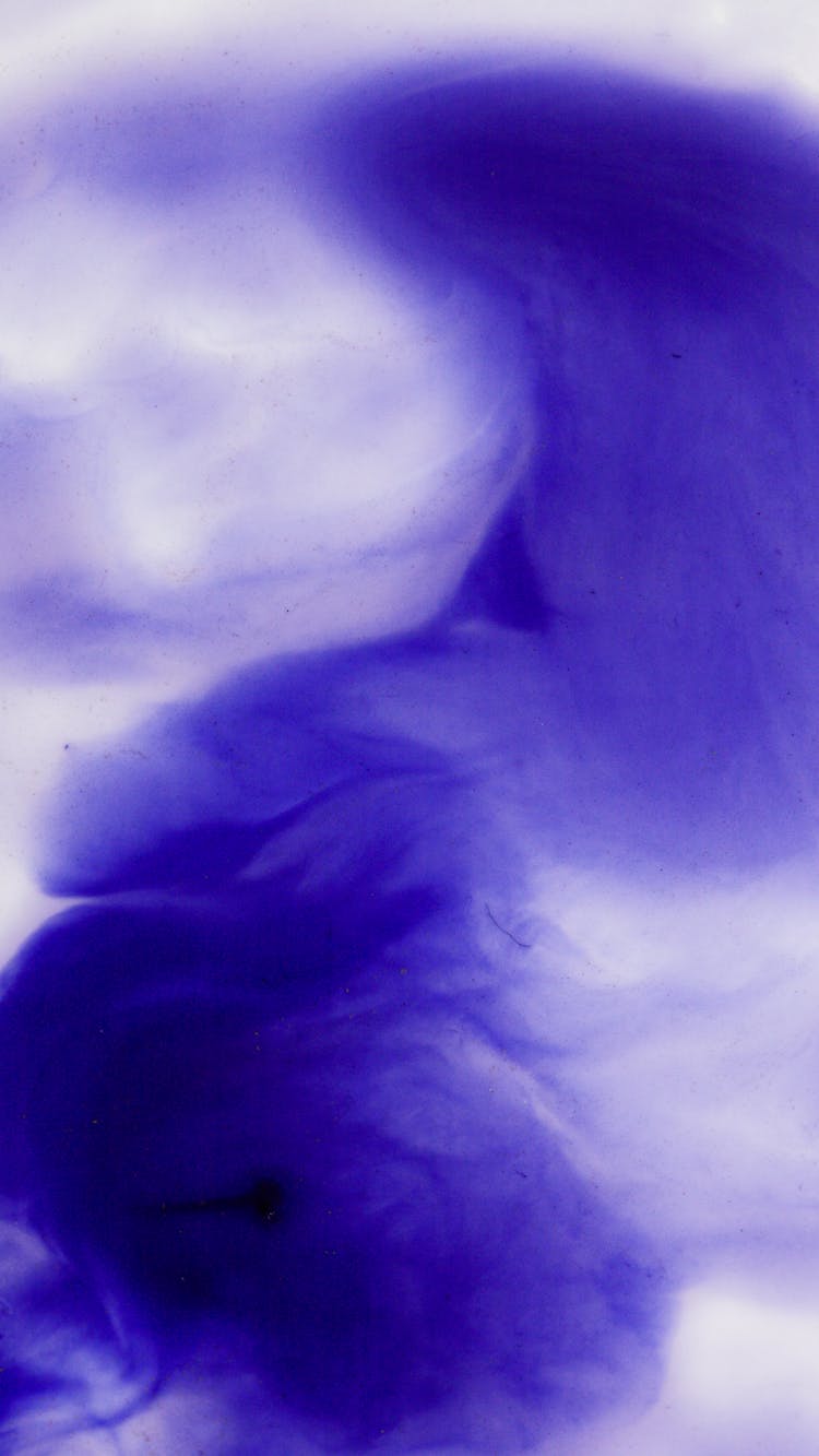 Indigo Abstract Painting