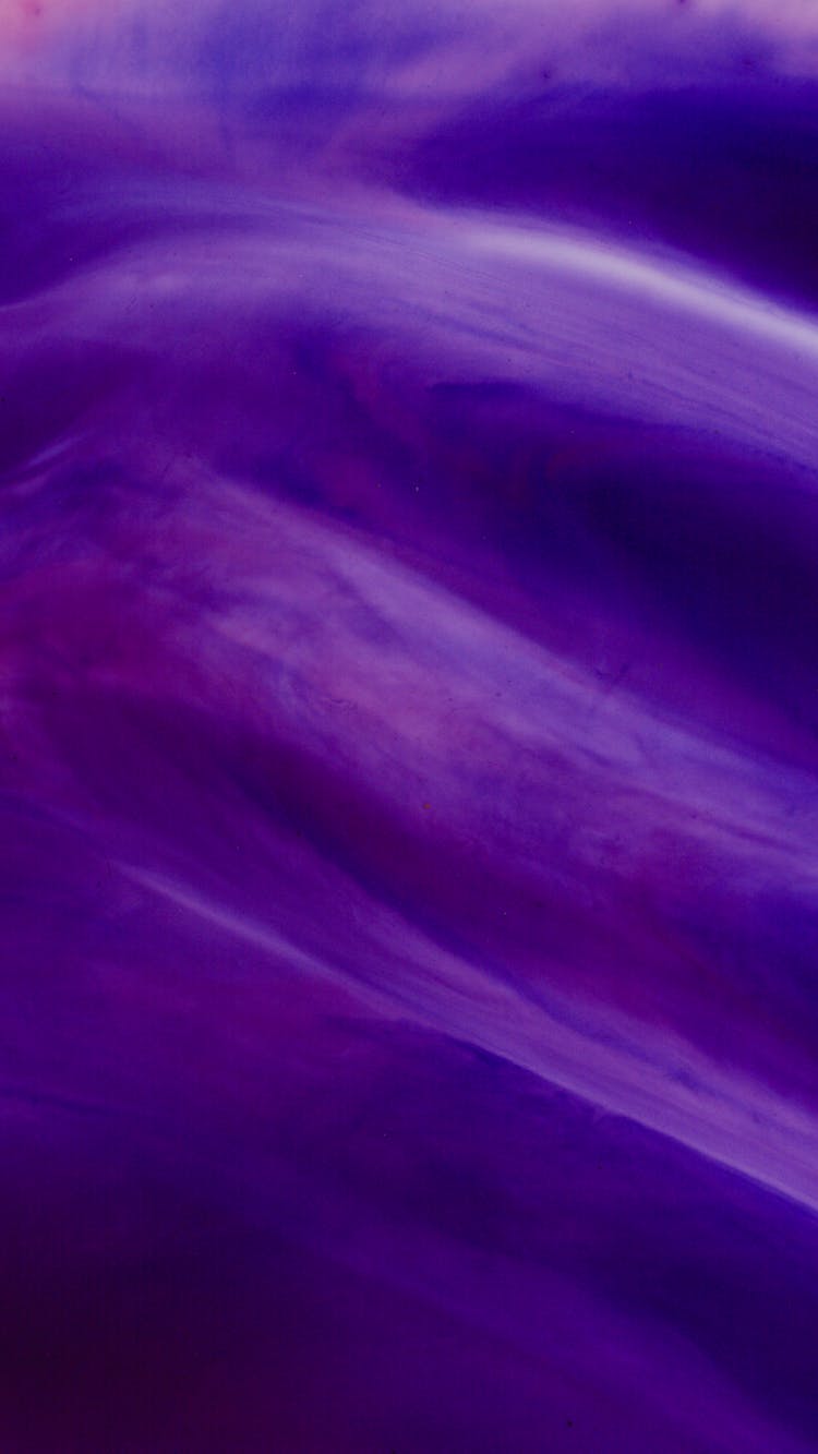 A Purple And White Abstract Painting