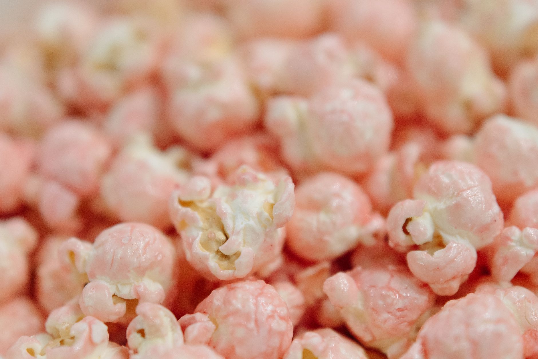 Closeup of maple bacon popcorn snack bowl