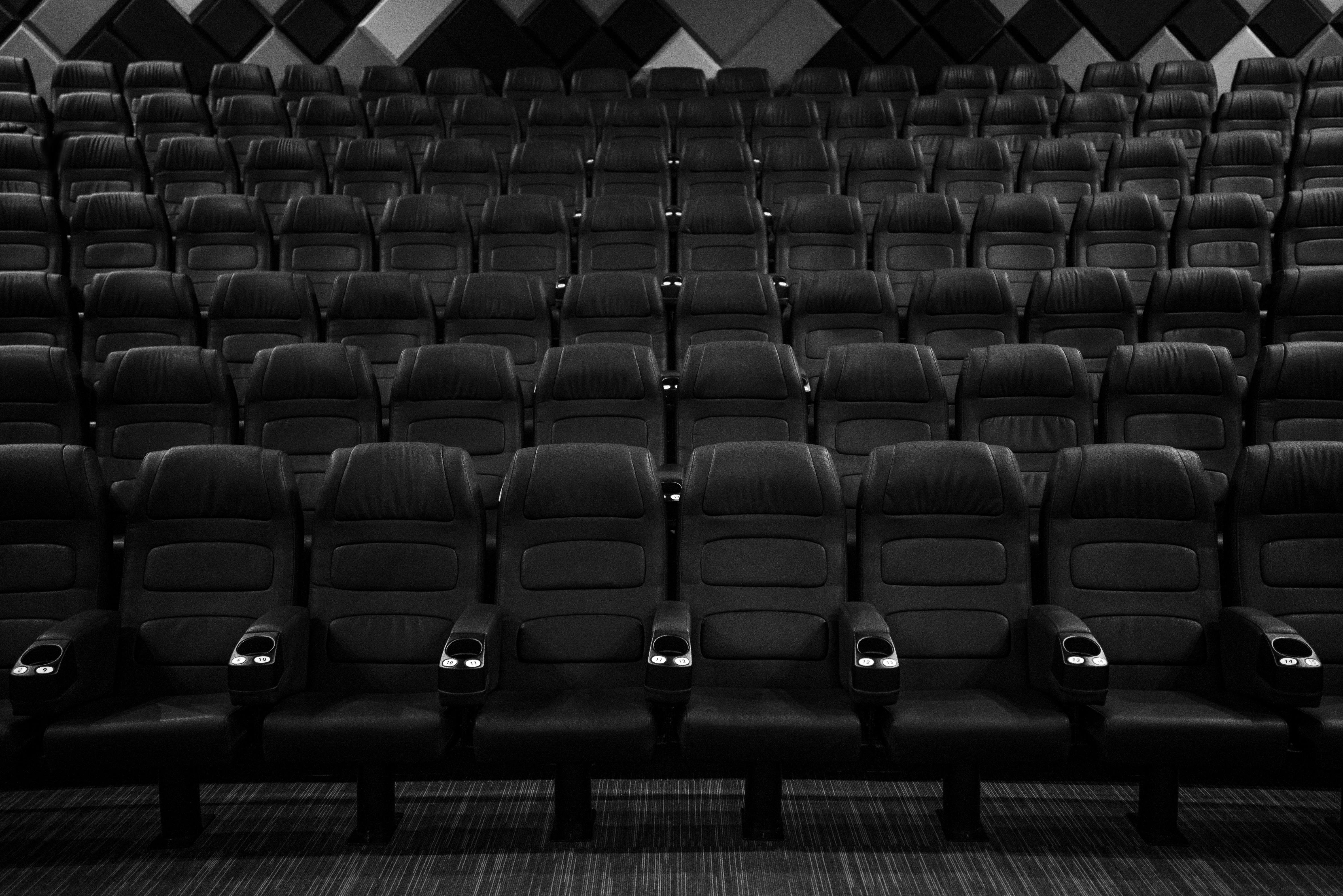 empty seats clipart black and white