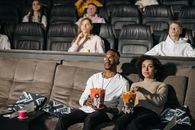 People Watching a Movie