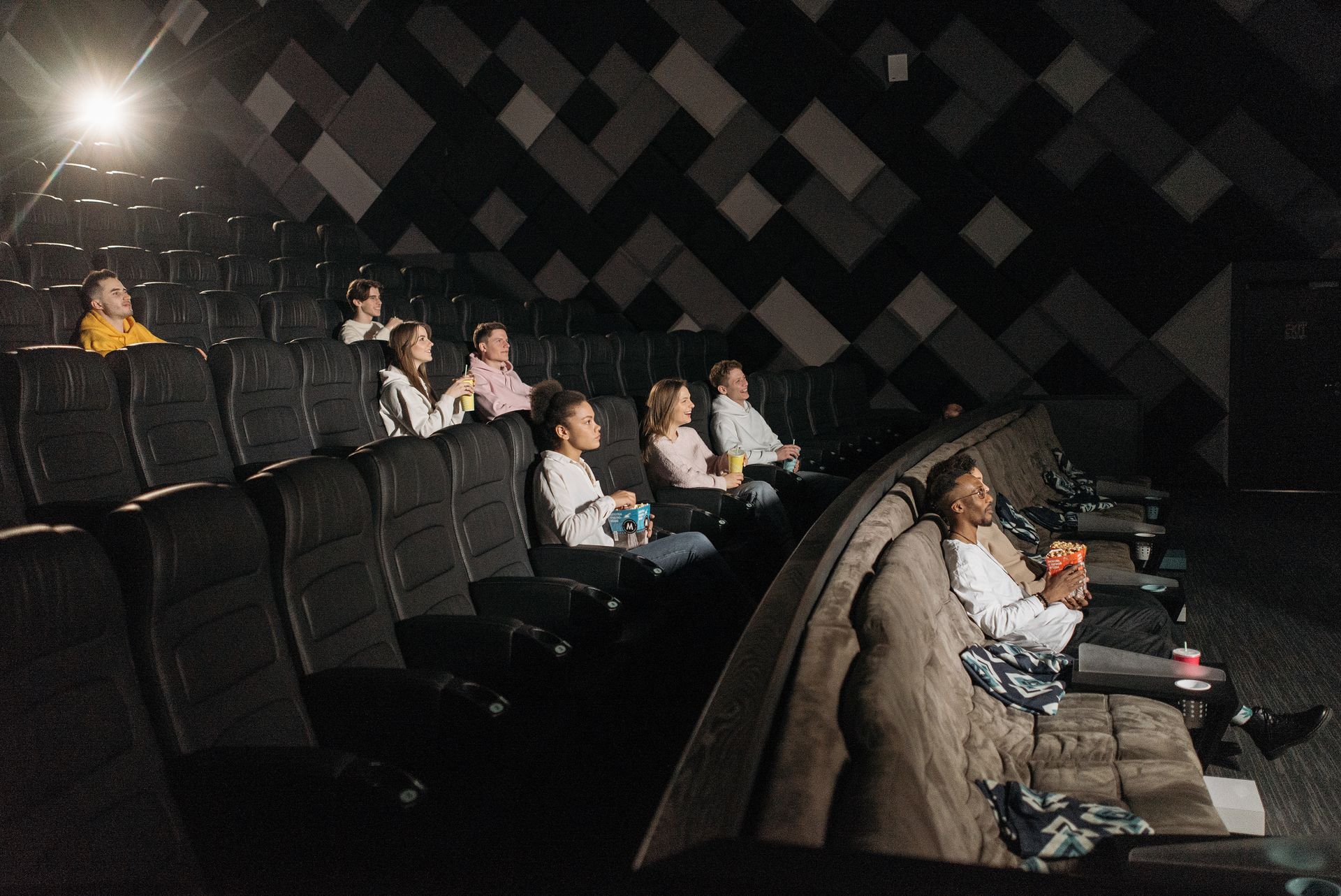 Photo of the Audience in a Movie Theater