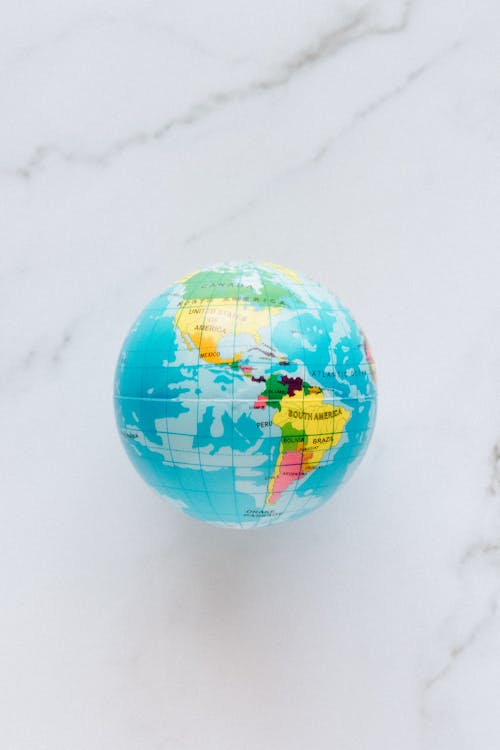 Globe on White Surface