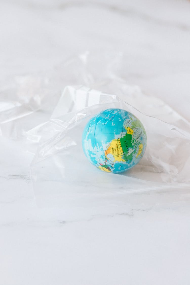 A Globe On The Plastic