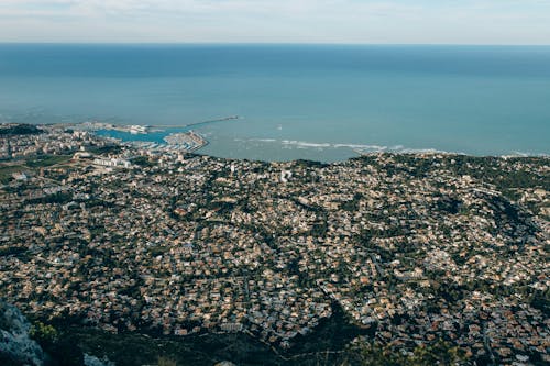 Imagine de stoc gratuită din coastă, fotografie aeriană, fotografie cu drona