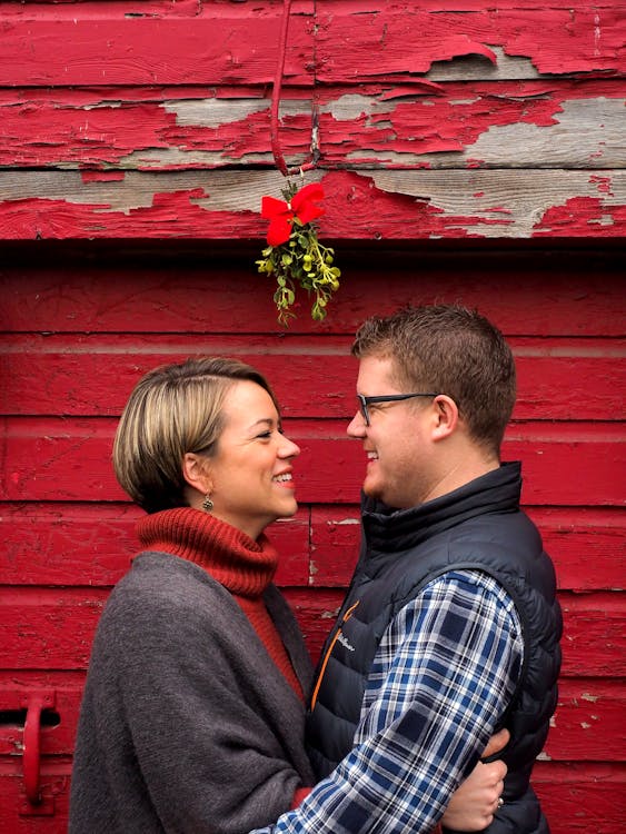 christmas, country, couple