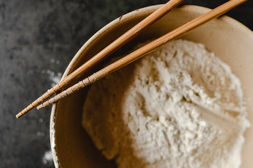 フラットレイ, ボウル, 小麦粉の無料の写真素材