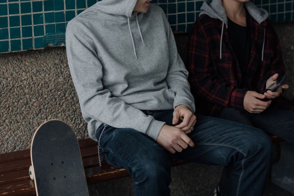 Casual zip hoodie for everyday layering