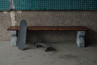 Black Skateboard on Gray Concrete Floor