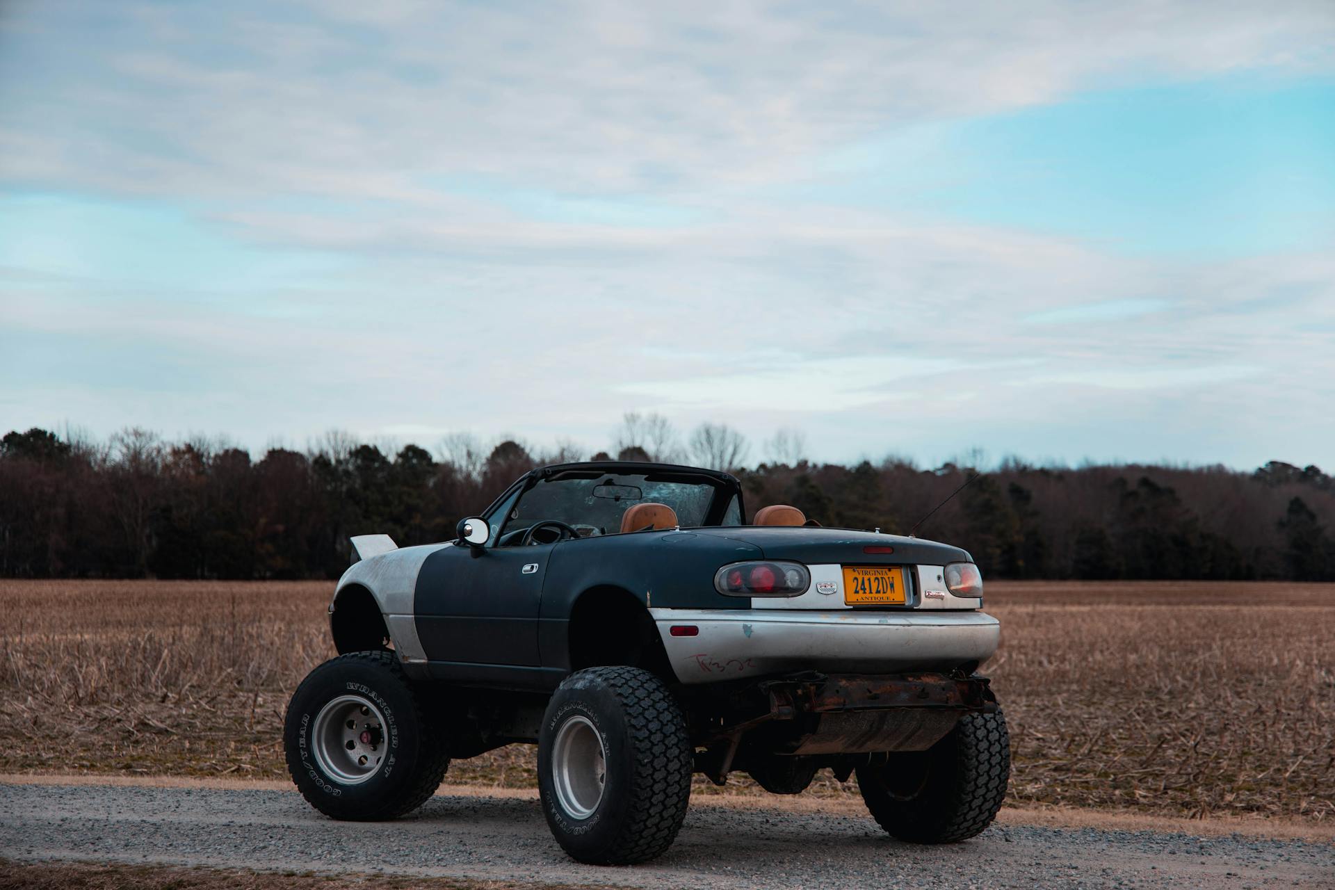 A Car with Big Wheels