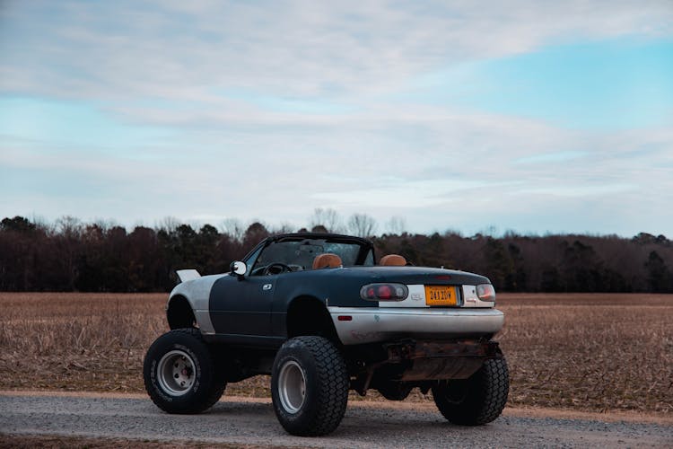 A Car With Big Wheels 