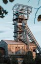 Gray Metal Tower on Top of House