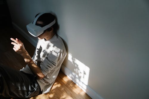 Immagine gratuita di auricolare per realtà virtuale, gadget, gaming