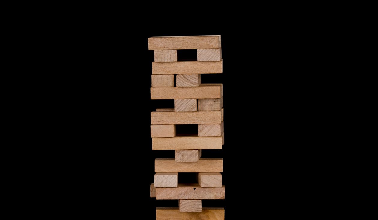 Wooden stacking blocks