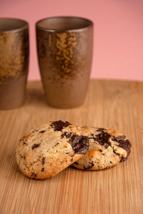 Free Chocolate Chip Cookies  Stock Photo