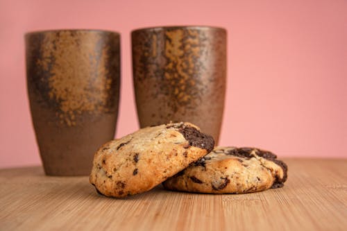 Chocolate Chips Cookies Besides Two Cups