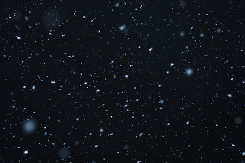 Close-up of Stars in Black Sky