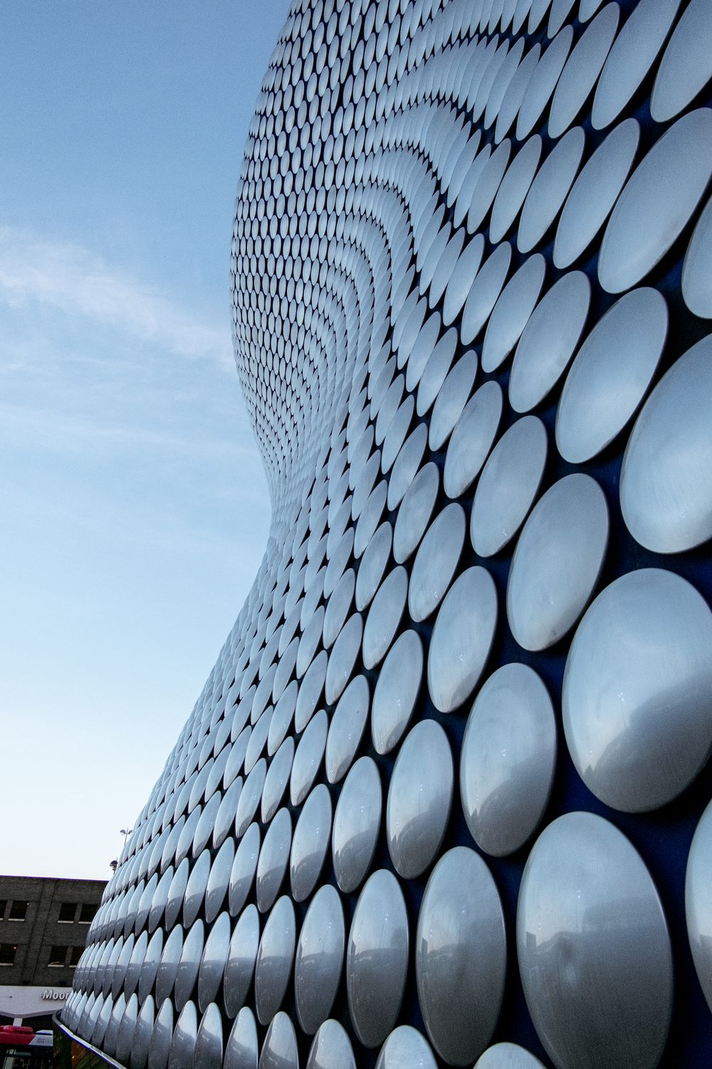 Metallic Round Shapes on the Building Facade · Free Stock Photo
