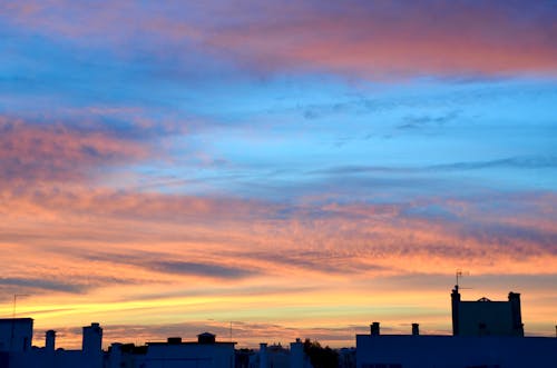 Free stock photo of sky colors, sunset