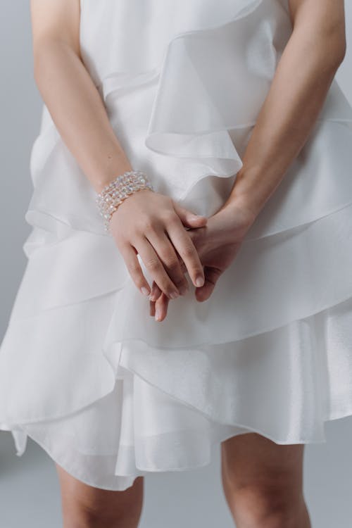 Elegant Woman with Bracelet on Hand