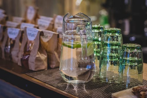 Clear Glass Pitcher