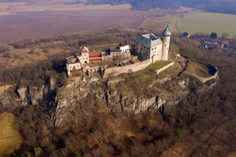 The Kuneticka Hora Castle On The Hilltop