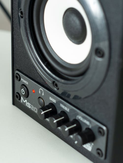 Free stock photo of audio, desk, loudspeaker Stock Photo