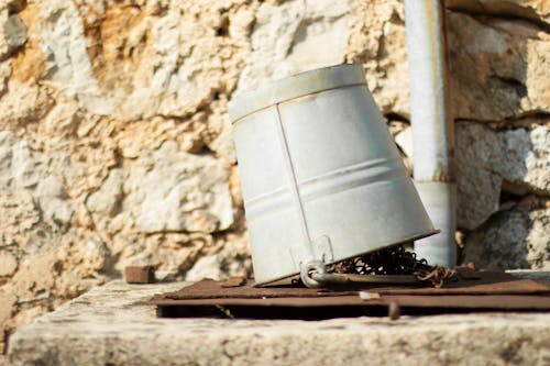 Free stock photo of bucket, old bucket, water bucket