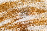 White and Brown Abstract Painting