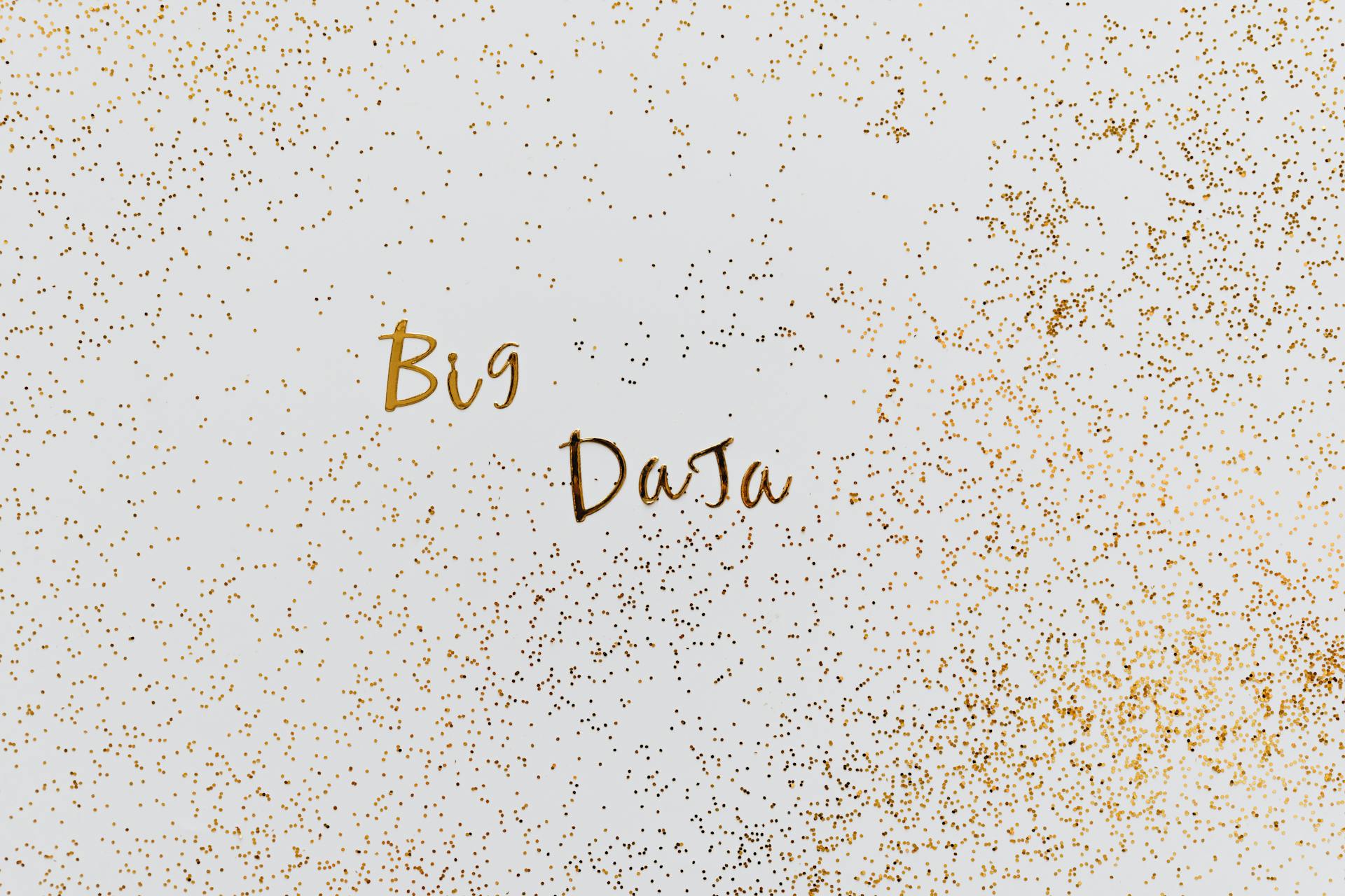 Big Data in Gold Letters