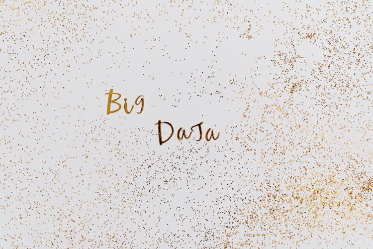 Big Data In Gold Letters