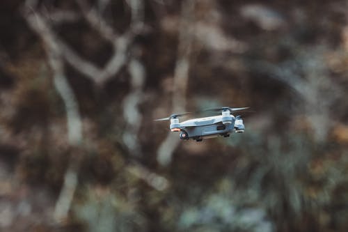 Free Quadcopter Drone Flying Stock Photo