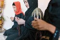 2 Women in Hijab Standing