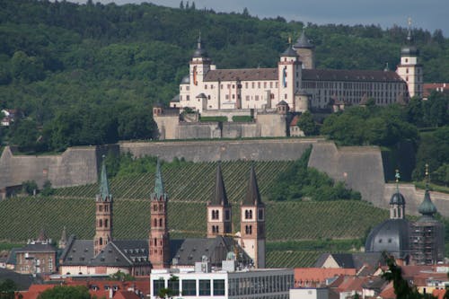 Foto stok gratis festung, jerman, kaki langit