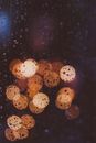 Water Droplets on Glass Window